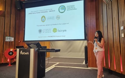 Docente investigadora de Ingeniería Ambiental de la U.C.B., presenta investigación en la conferencia internacional WIN 2026 de la International Water Association (IWA)