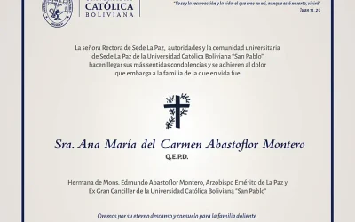 Obituario: Sra. Ana María del Carmen Abastoflor Montero