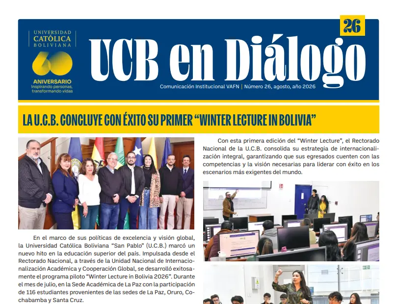 Boletín U.C.B. en Diálogo N° 26