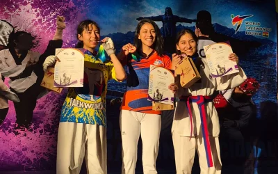 Estudiante de Psicología de la U.C.B. destaca en el Primer Ranking Femenino de Taekwondo