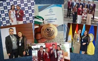 Miembros de la Sociedad Científica Estudiantil de Derecho de la U.C.B. La Paz destacan en Modelos de Naciones Unidas